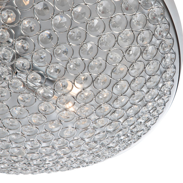 Willa Arlo Interiors Java Crystal Flush Mount Wayfair